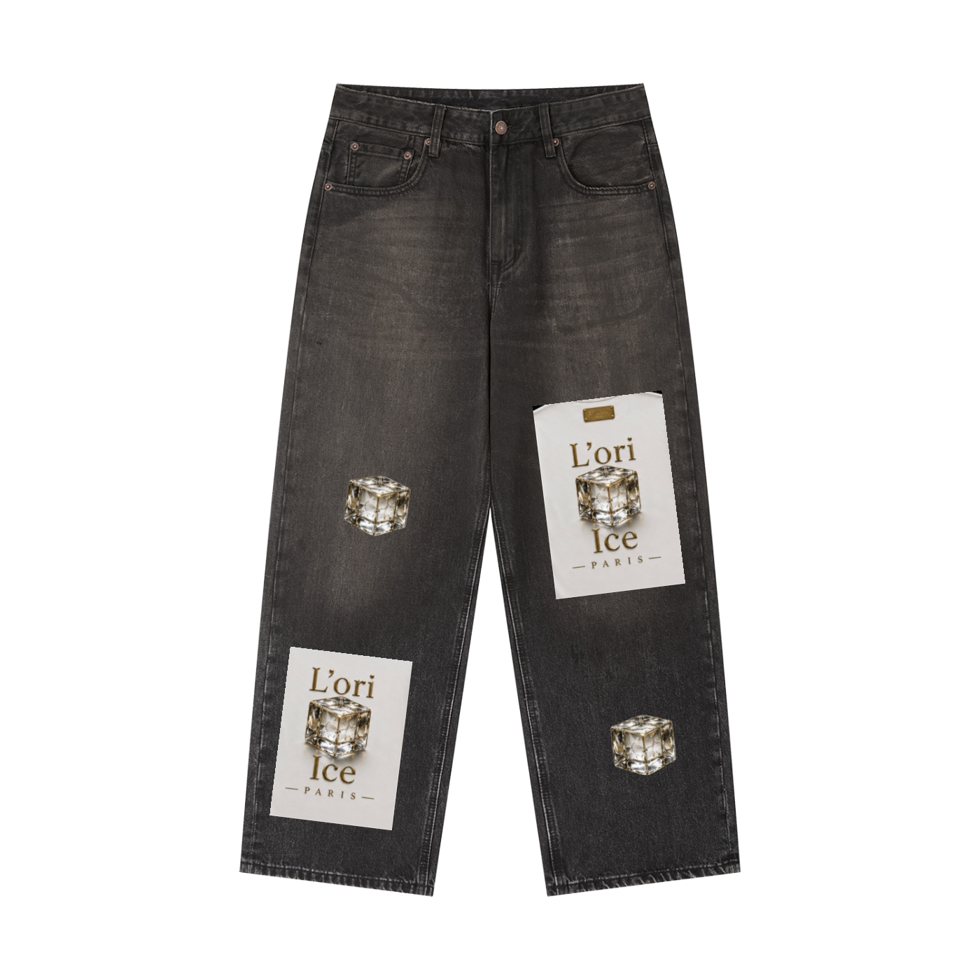 L’ori Ice Paris Vintage Wash Heavyweight Denim Jeans