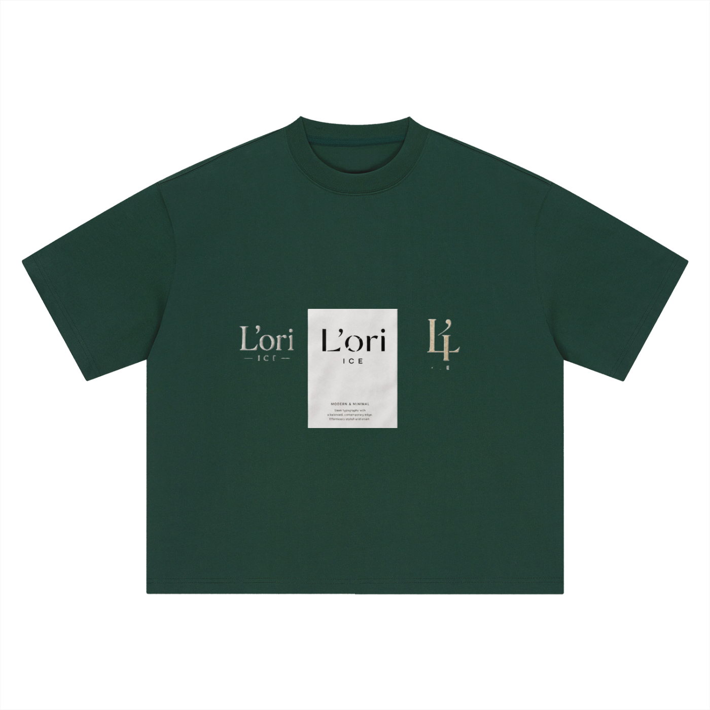 L’ori Ice Paris  Oversized T-Shirt