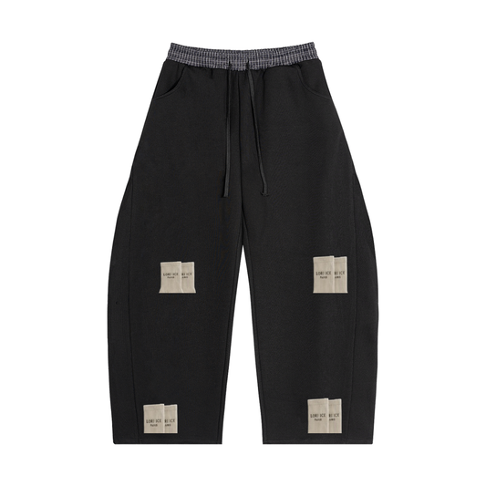 L’ori Ice Paris Plaid Waistband Barrel Sweatpants