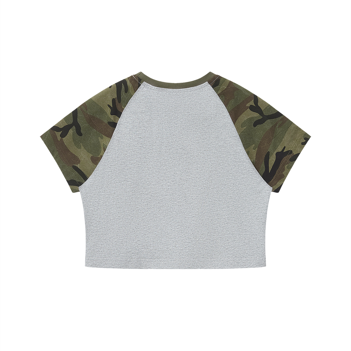 L’ori Ice Paris Women’s Camo Raglan Crop T-Shirt