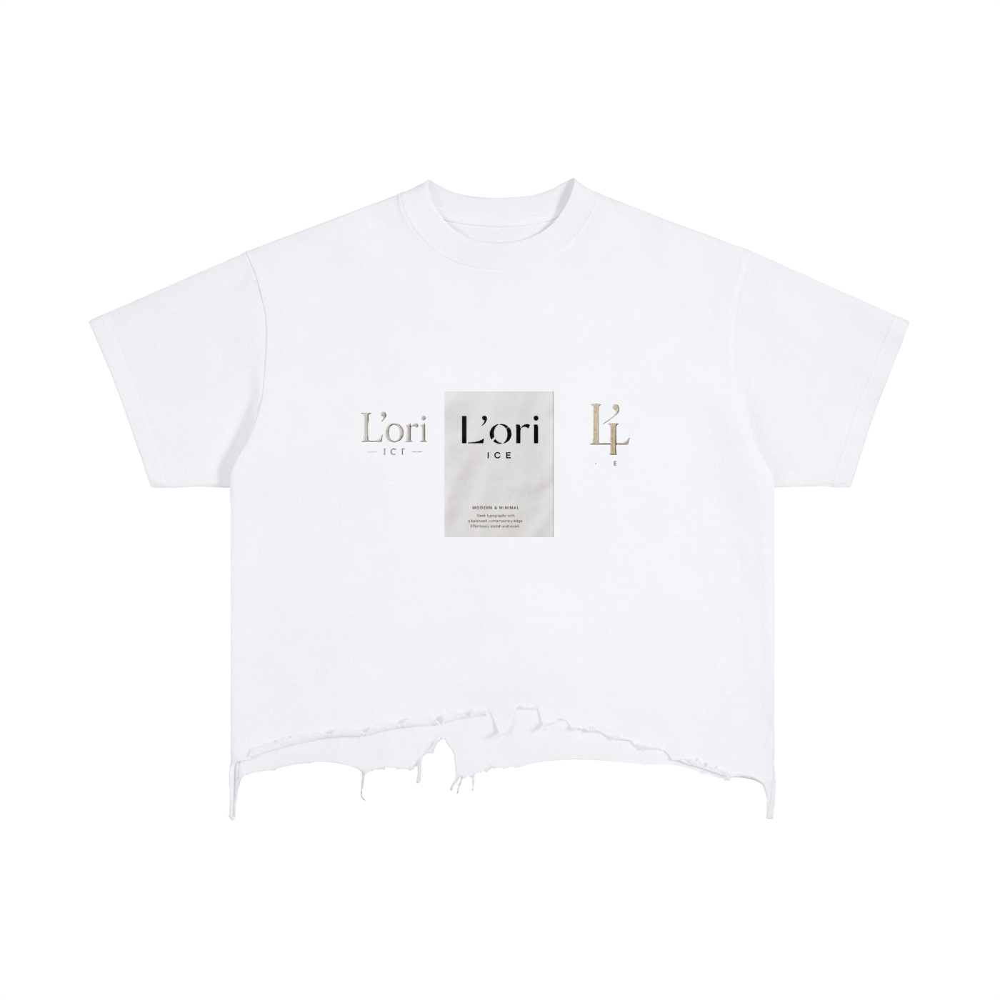 L’ori Ice Paris  Hem T-Shirt