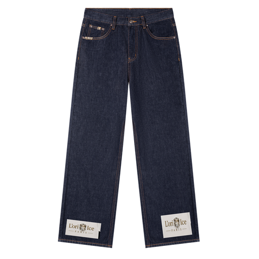 L’ori Ice Paris Heavyweight Straight Leg Denim Jeans