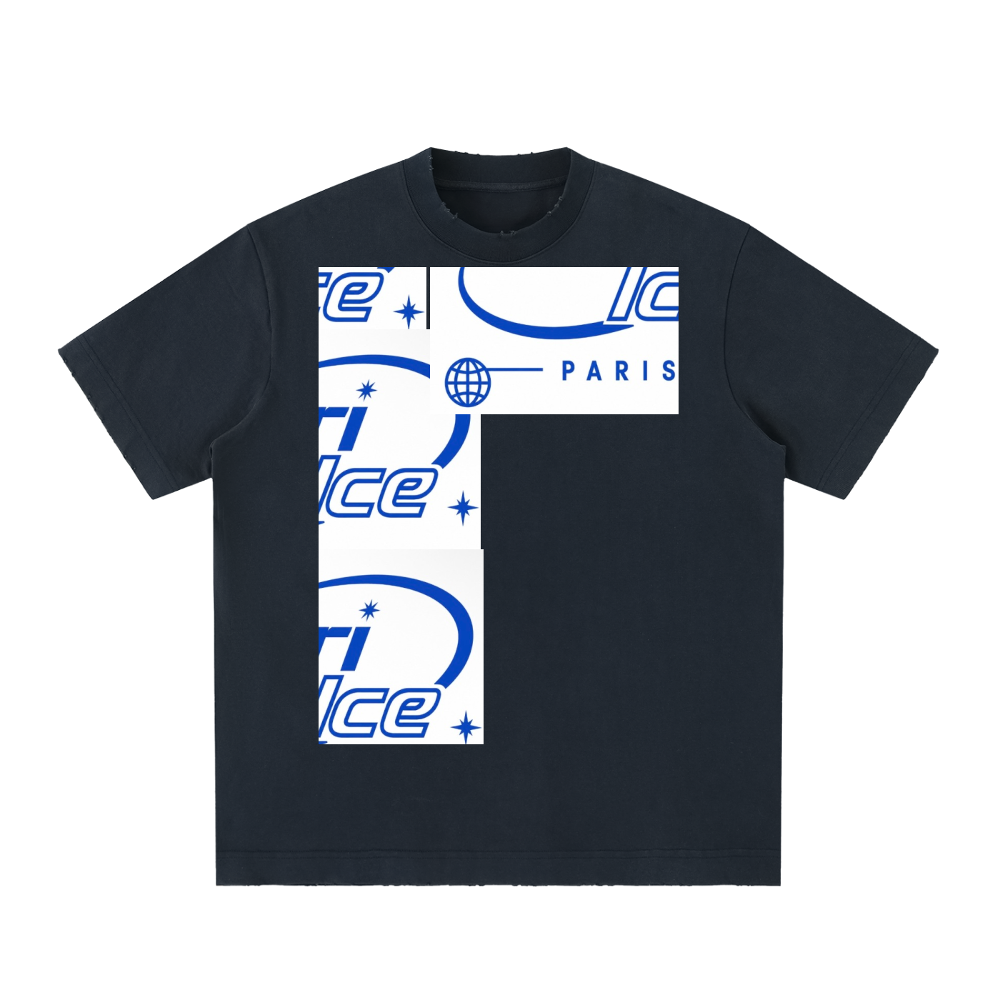 L’ori Ice Paris Frayed T-Shirt