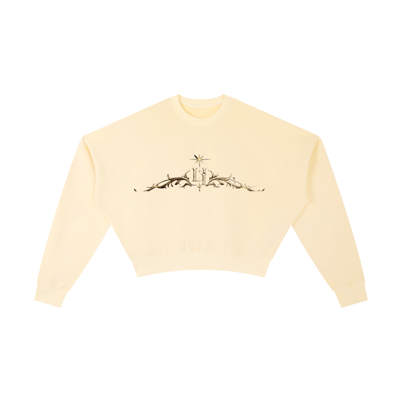L’ori Ice Paris Vintage Washed Cropped Sweatshirt