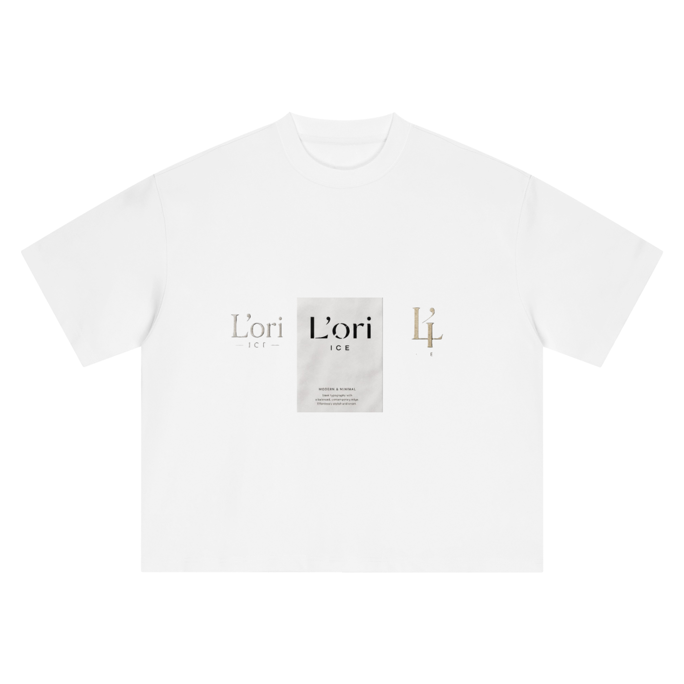 L’ori Ice Paris  Oversized T-Shirt