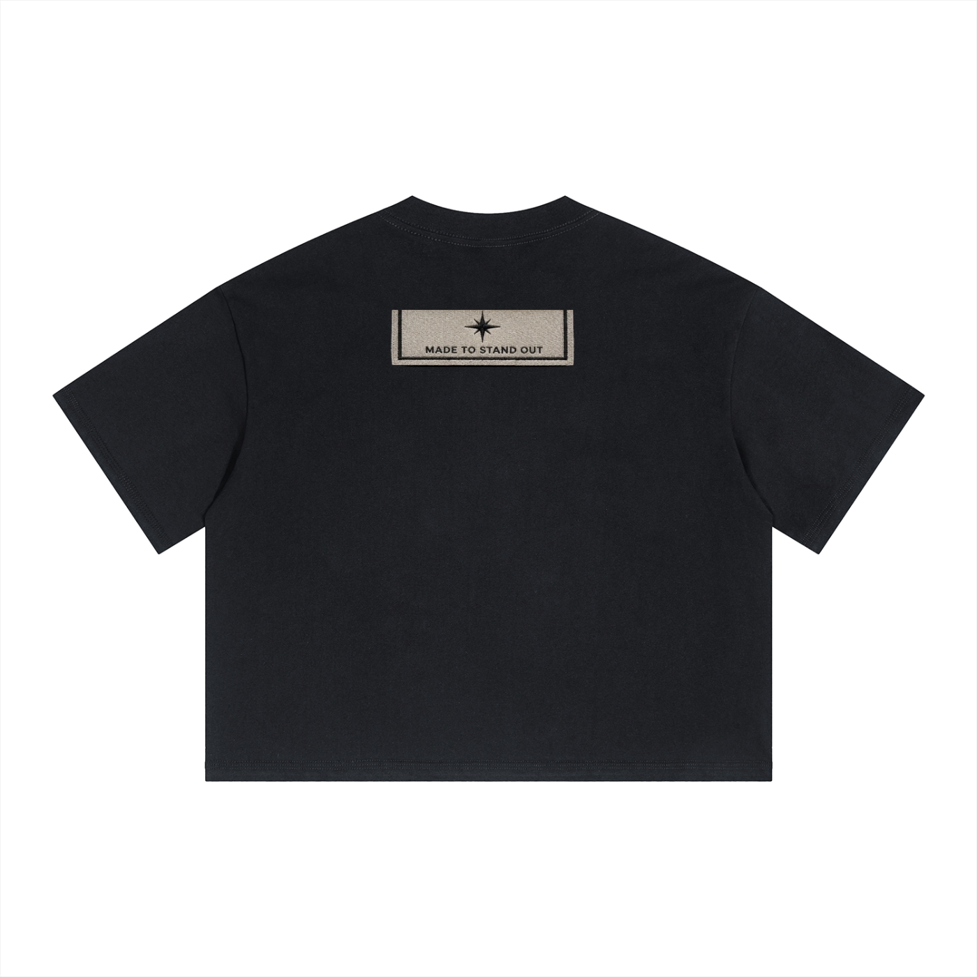 L’ori Ice Paris Unisex Boxy Drop Shoulder Crop T-Shirt