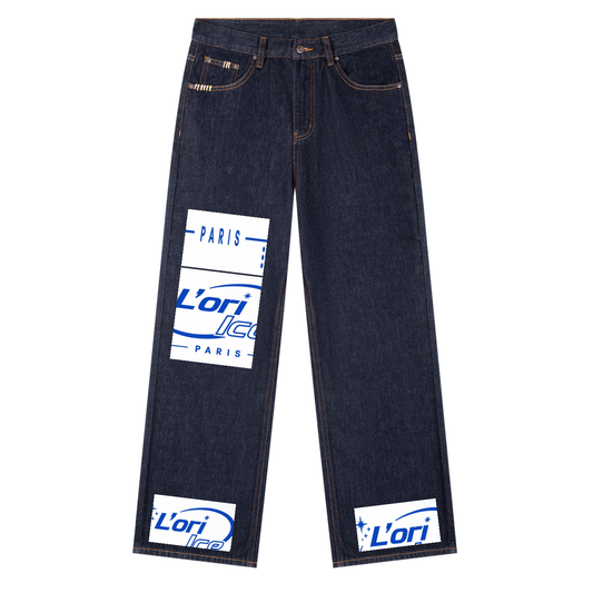 L’ori Ice Paris  Straight Leg Denim Jeans