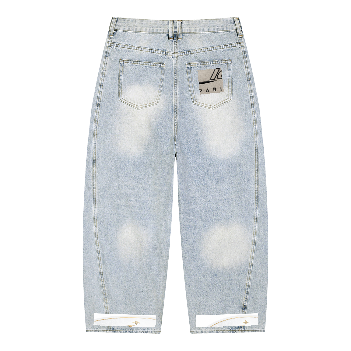 L’ori Ice Paris  Barrel Leg Jeans