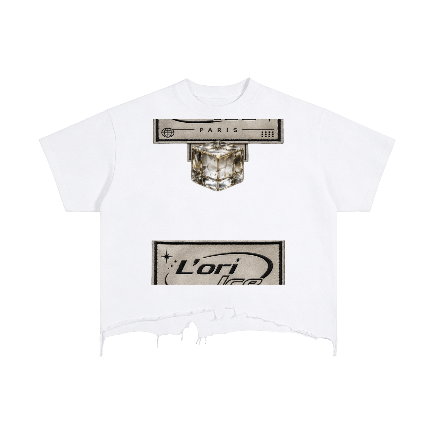 L’ori Ice Paris Hem T-Shirt