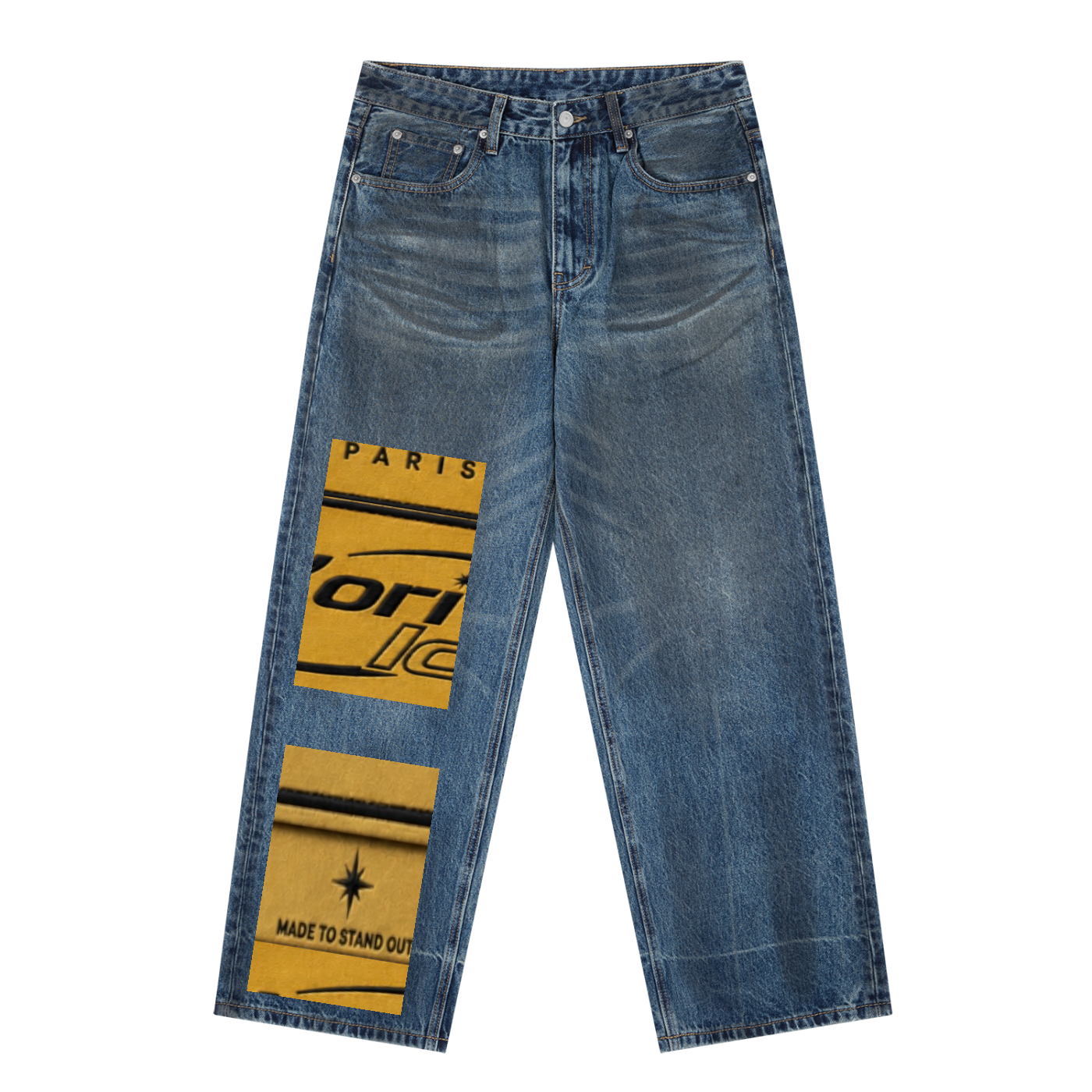 L’ori Ice Paris  Baggy Denim Jeans