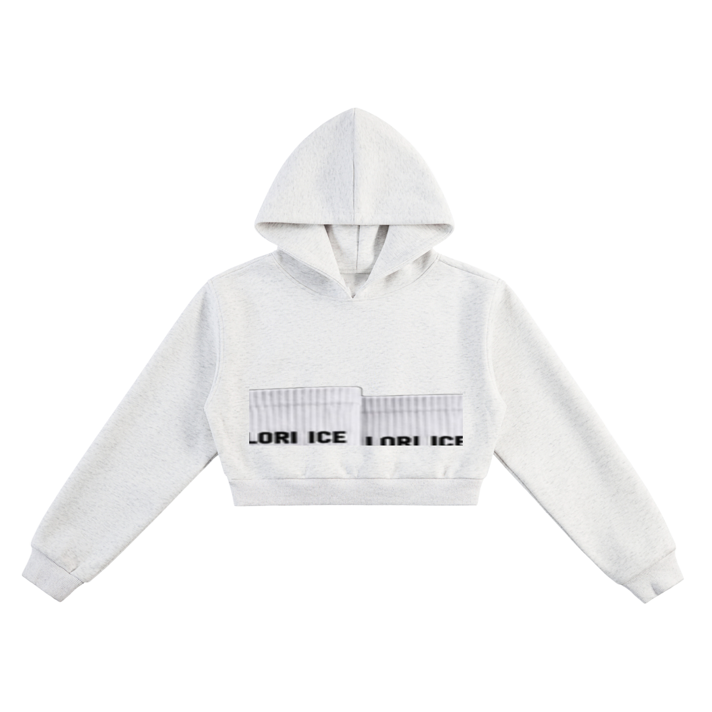 L’ori Ice Paris Woman  Cropped Hoodie