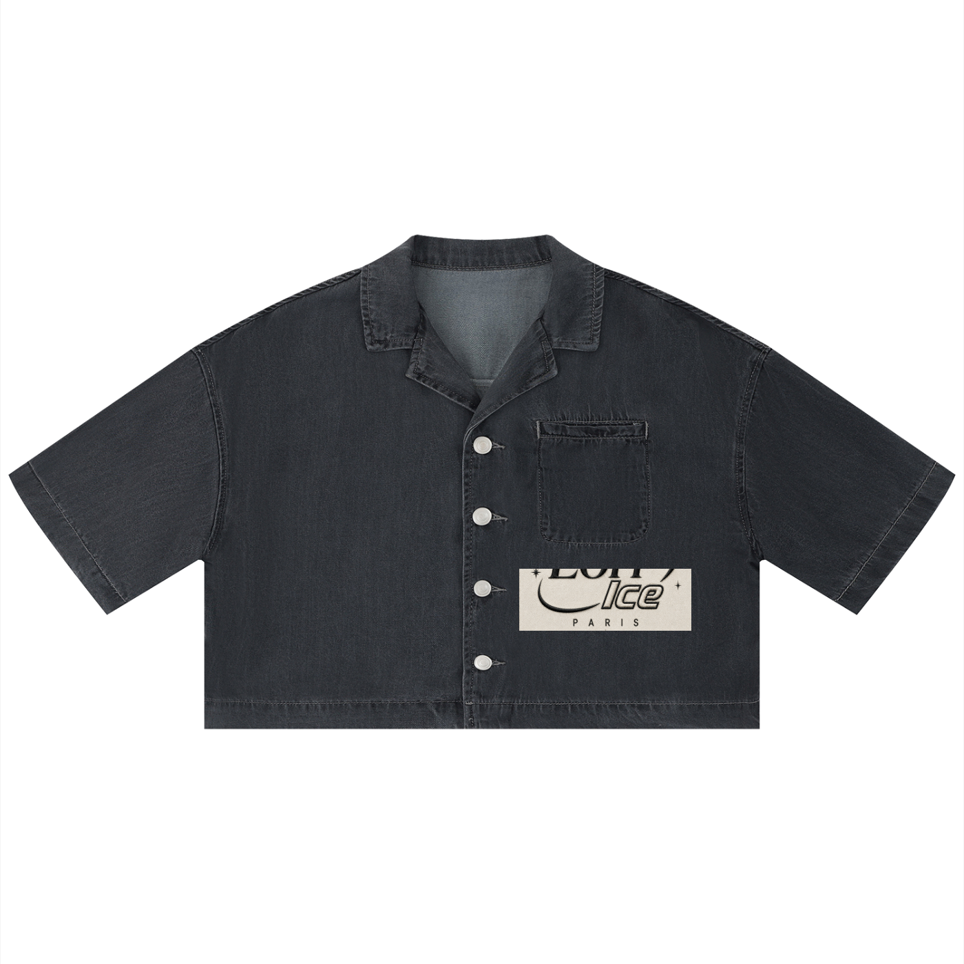 L’ori Ice Paris (Women's Vintage Wash Boxy Cropped Shirt