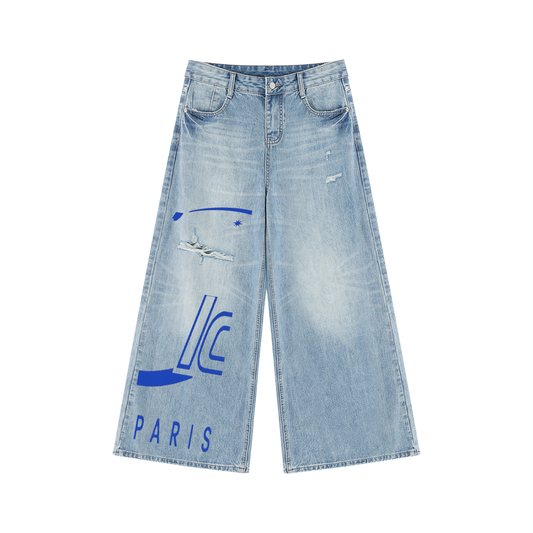 L’ori Ice Paris Women's Wide Leg Jeans
