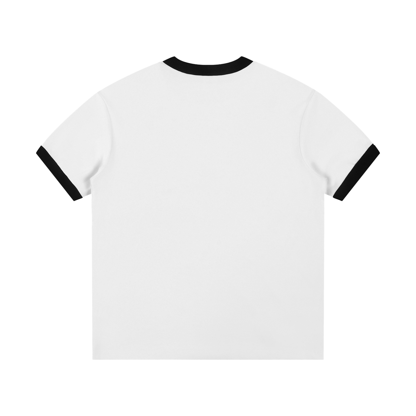 L’ori Ice Paris Contrast Edge Ribbed Crewneck T-Shirt