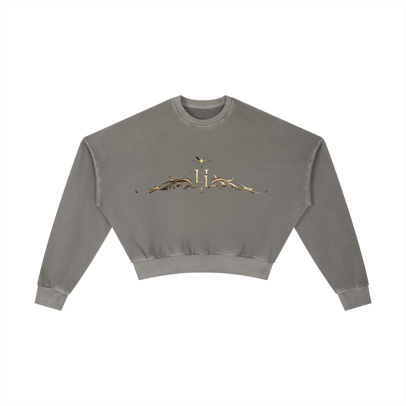 L’ori Ice Paris Vintage Washed Cropped Sweatshirt