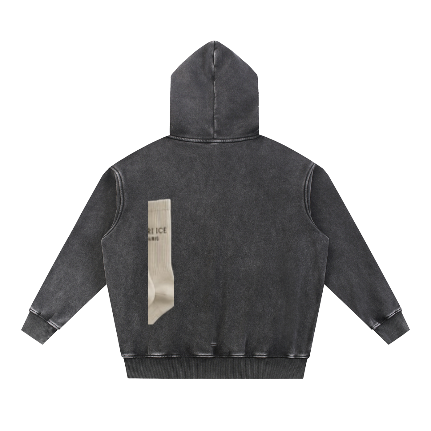L’ori Ice Paris Snow Wash Fleece Oversize Hoodie