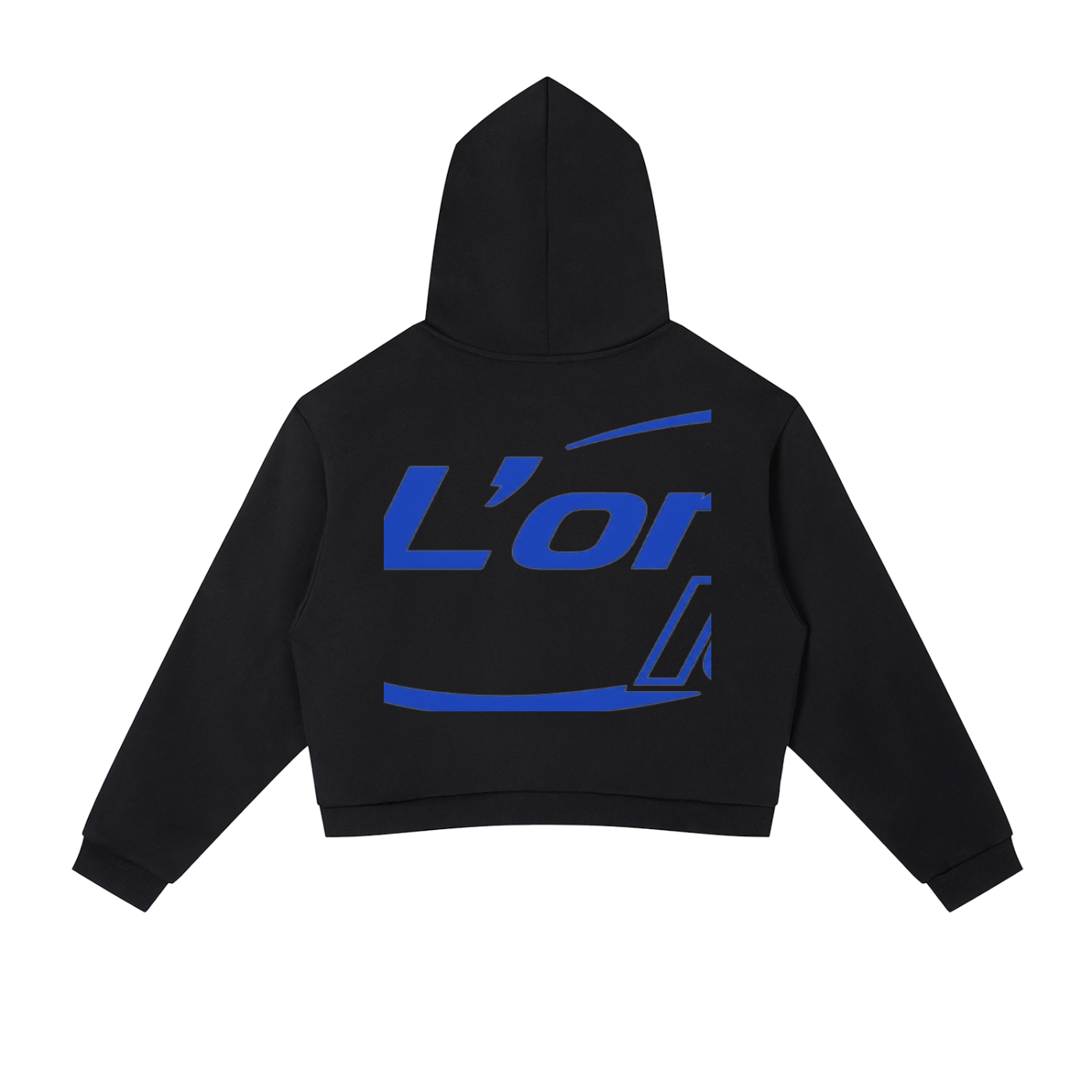 L’ori Ice Paris ( Woman  Stripe Cropped Hoodie