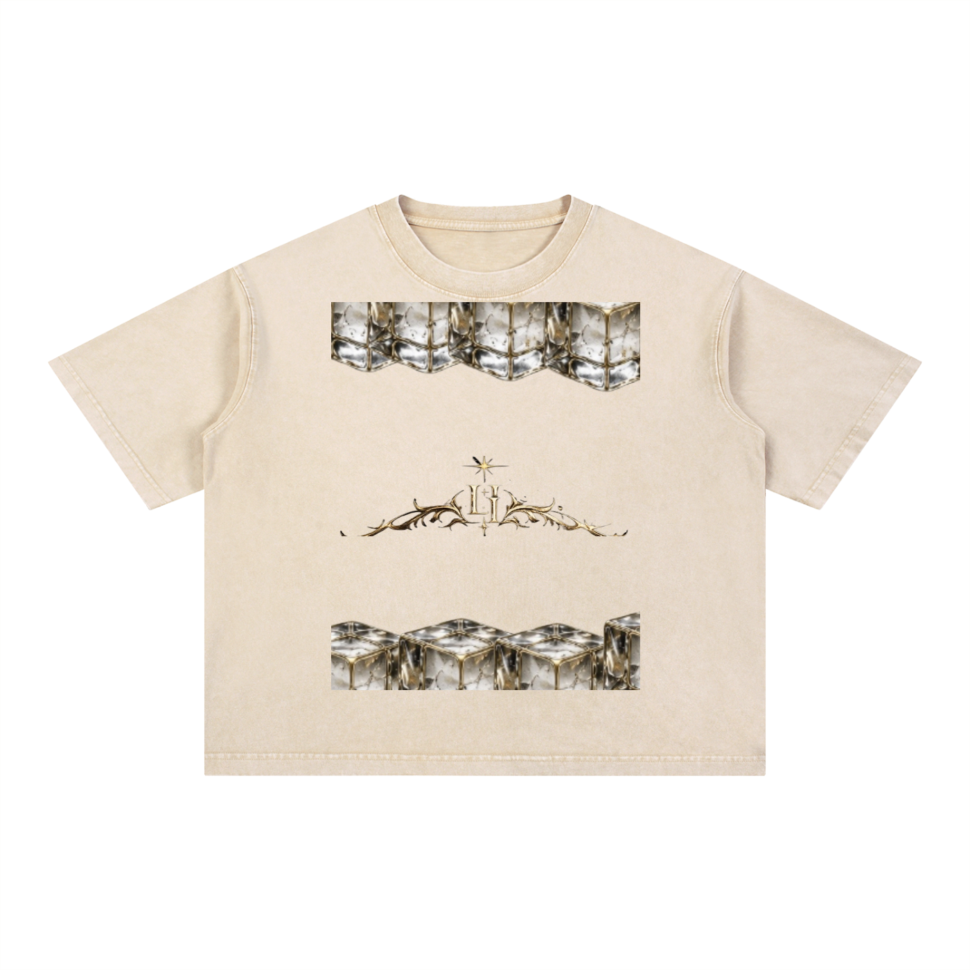 L’ori Ice Paris Mineral Wash Boxy Cotton T-Shirt